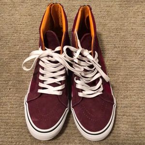 Converse zip up high tops